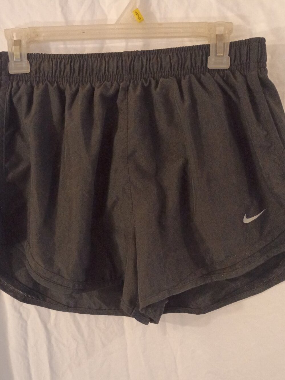 Nike Dri Fit Women's Briefed Lined Athletic Running Shorts Black